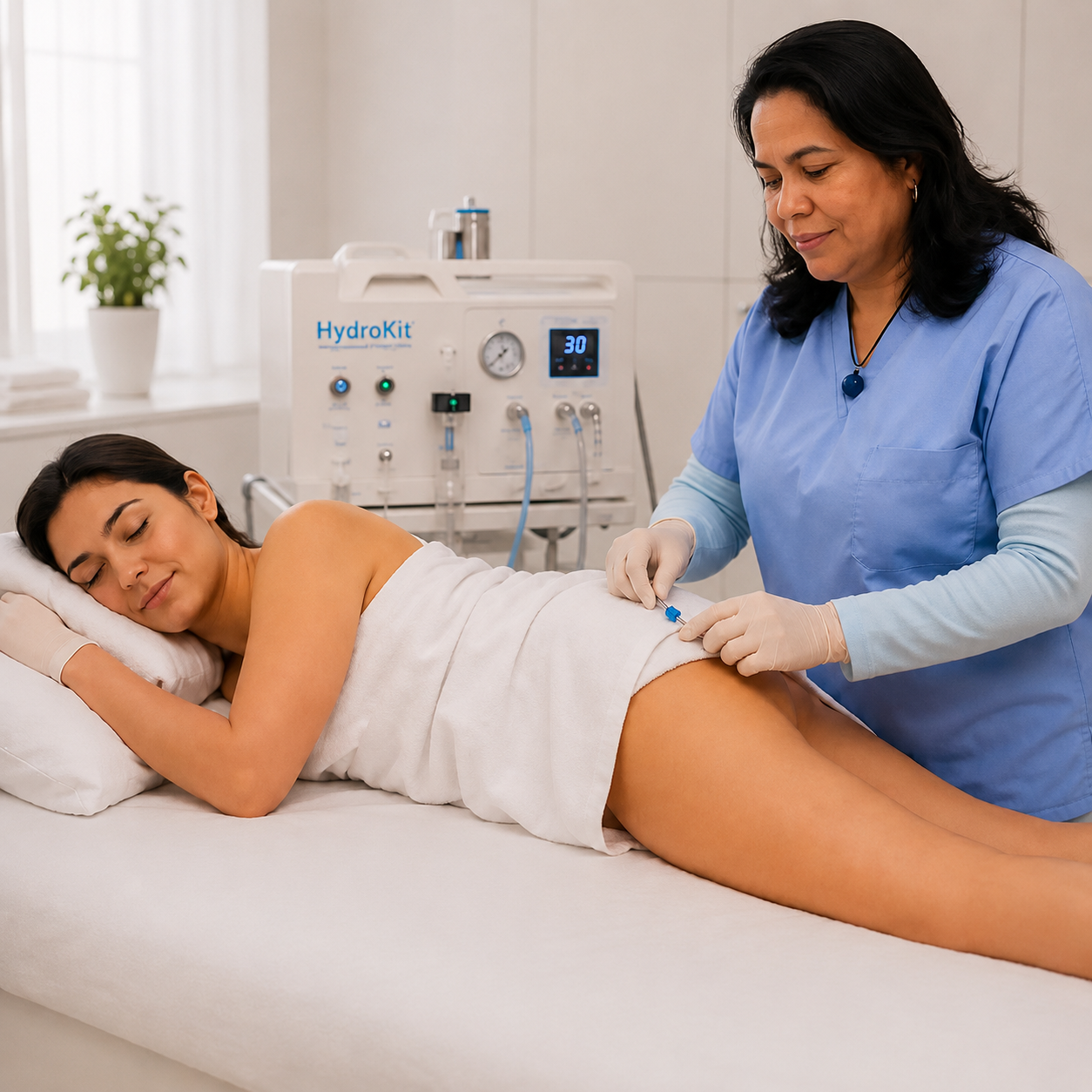 Patient preparation for colon hydrotherapy