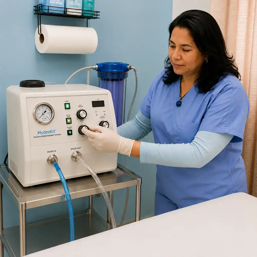 Warm purified water hydrotherapy machine